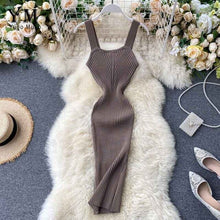 Load image into Gallery viewer, YuooMuoo New Fashion Summer Women Orange Bodycon Bandage Dress Vestidos Sexy Stretch Knit Sheath Backless Short Tank Club Dress