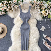 Load image into Gallery viewer, YuooMuoo New Fashion Summer Women Orange Bodycon Bandage Dress Vestidos Sexy Stretch Knit Sheath Backless Short Tank Club Dress